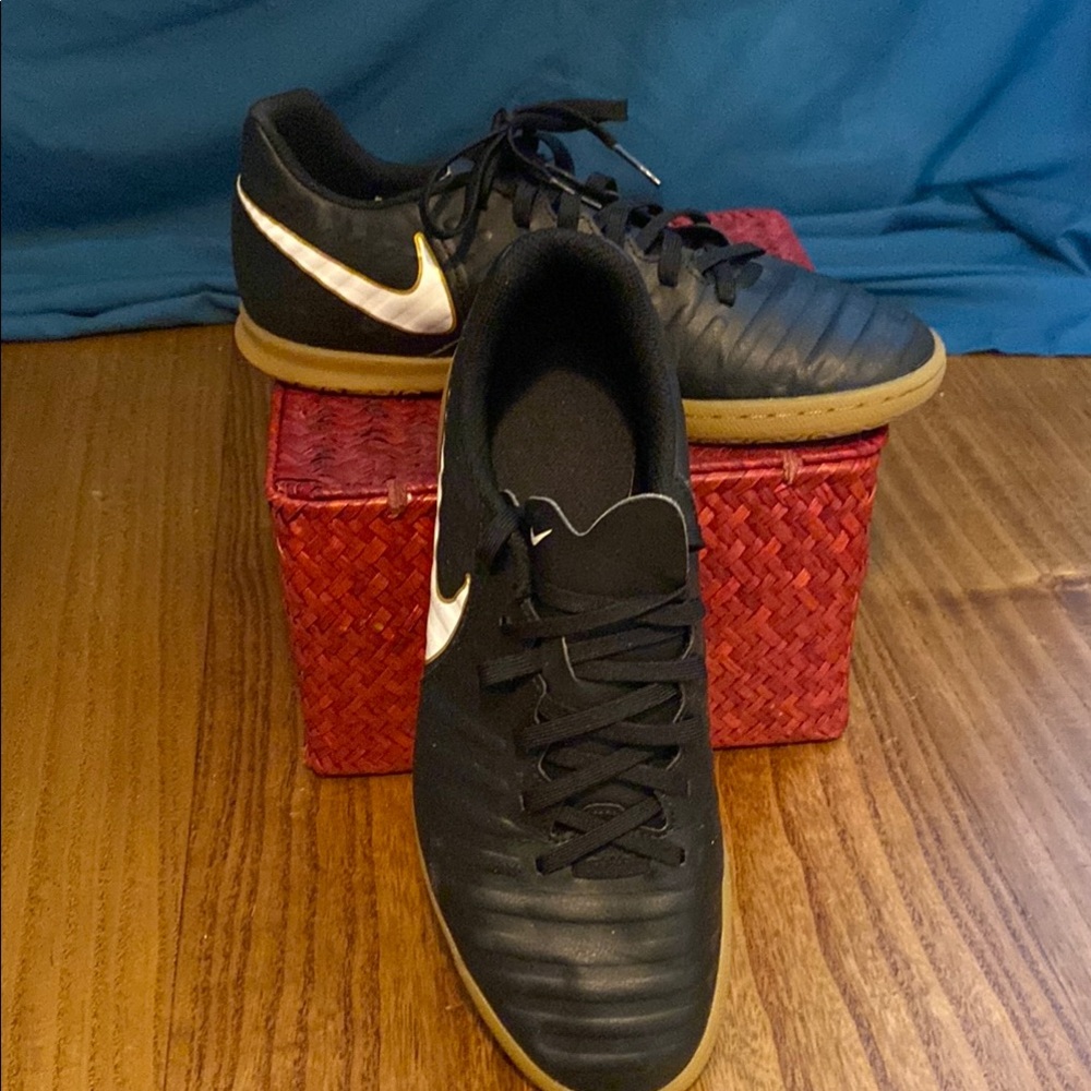 Nike Black Indoor Soccer Shoes
